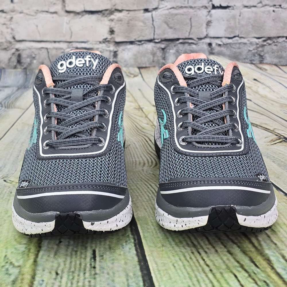 Gravity Defyer G-Defy Womens Size 7 Grey Pink Athletic Walking Shoes TB9024FGP-M - Picture 4 of 9